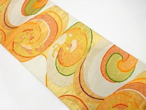 アンティーク　荒波模様織り出し袋帯（材料）